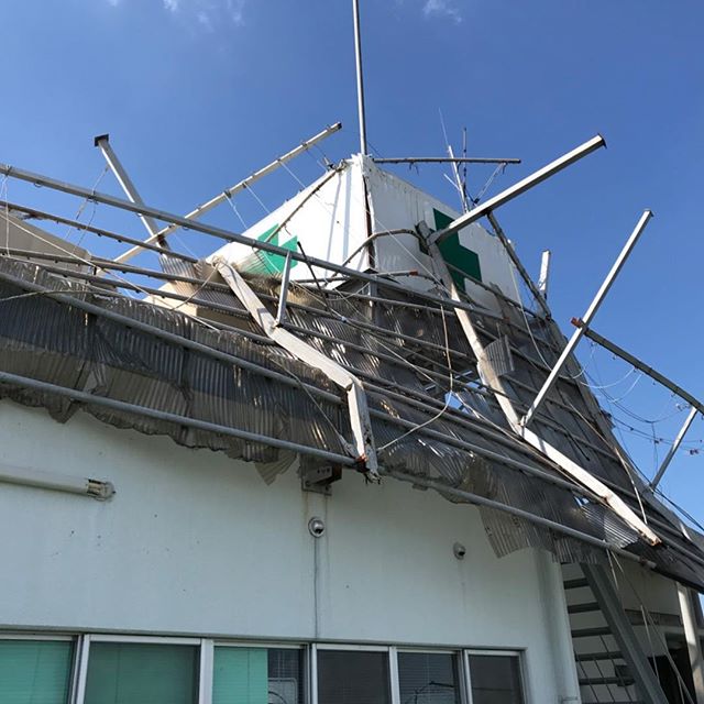 #解体工事#大阪#台風の影響被害#解体工事 #トライズは、どのよう状況でも施工いたします。
